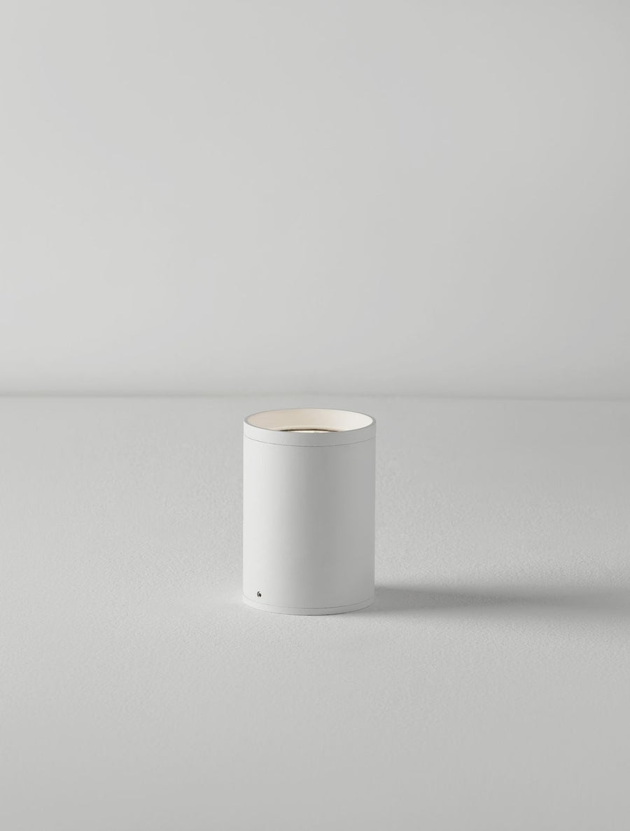 Plafonnier extérieur Dara blanc, verre