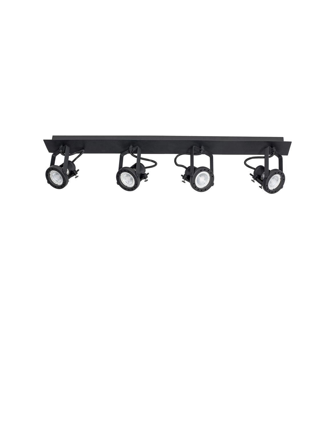 Plafonnier Salva 4 lumières noir