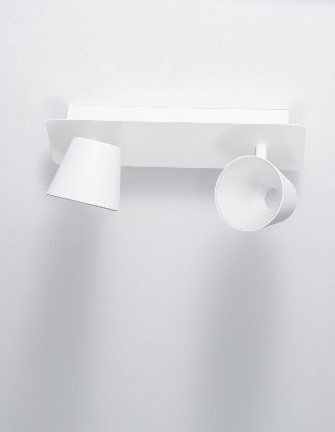 Plafonnier Biagio blanc, L 30 cm
