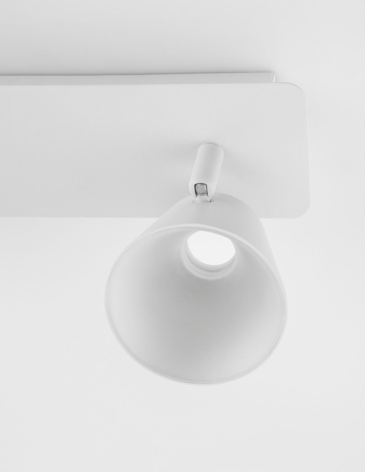Plafonnier Biagio blanc, L 30 cm