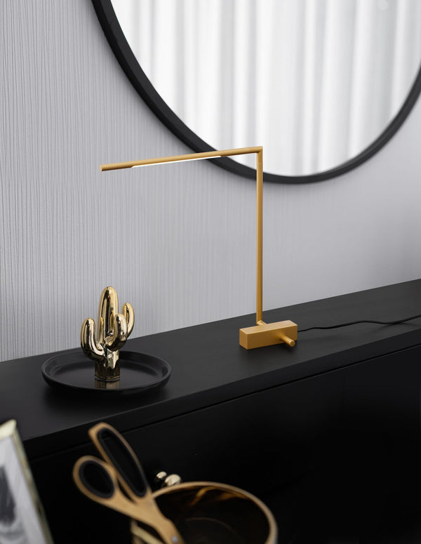 Lampe à poser Raccio laiton