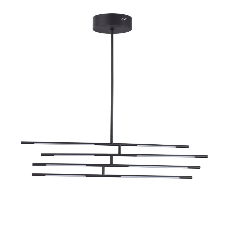 Suspension Raccio noire, L 84 cm