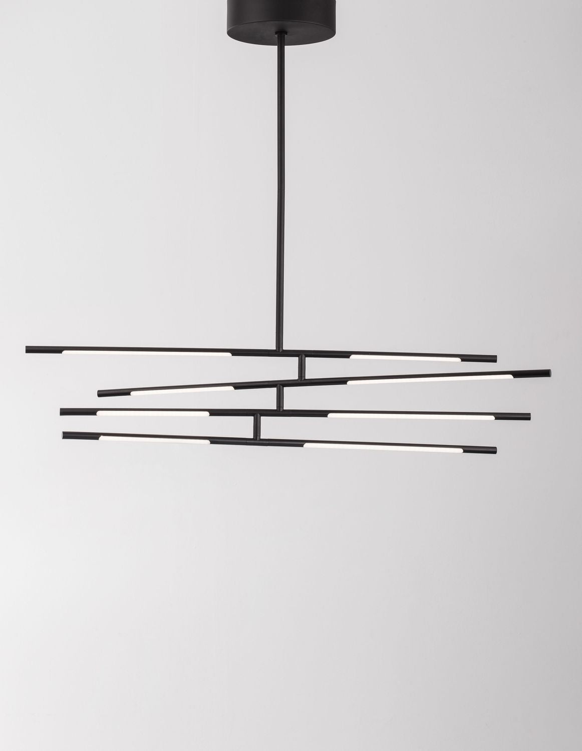 Suspension Raccio noire, L 84 cm