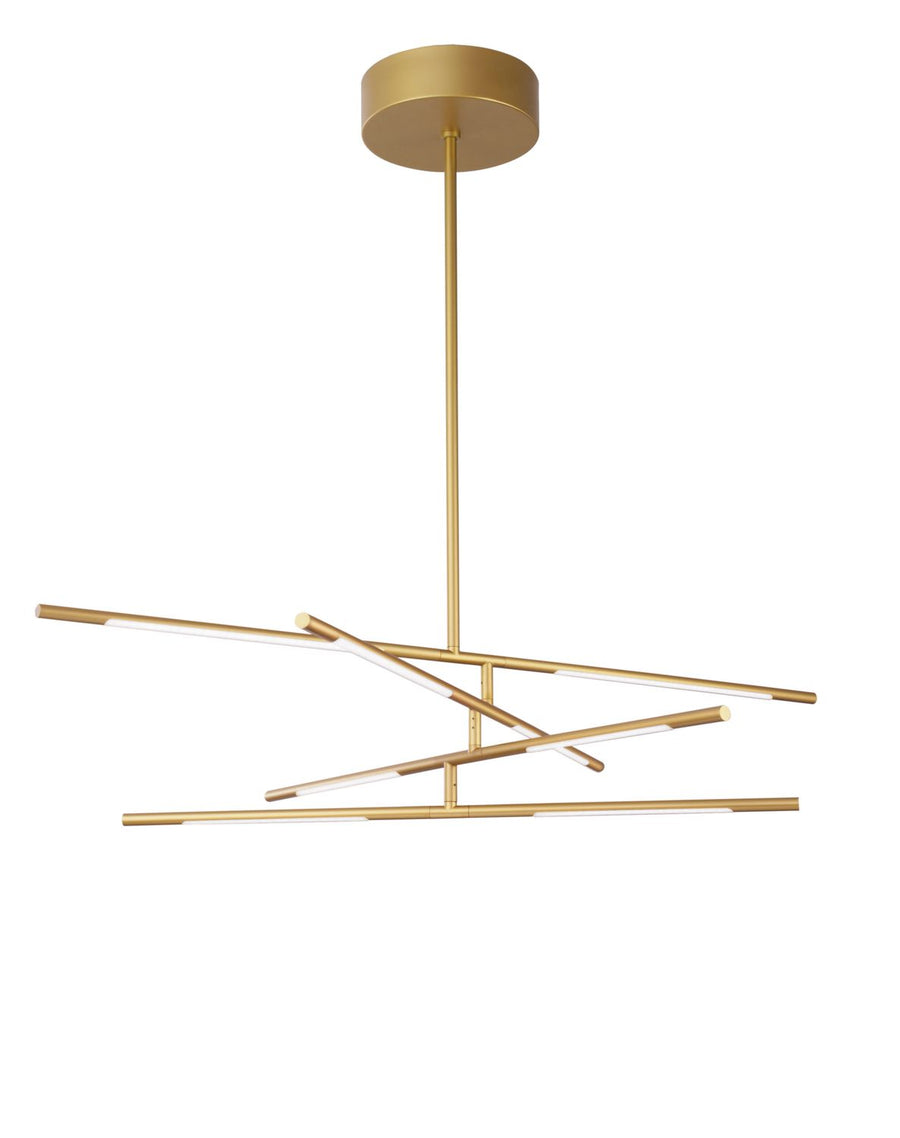 Suspension Raccio laiton, L 84 cm