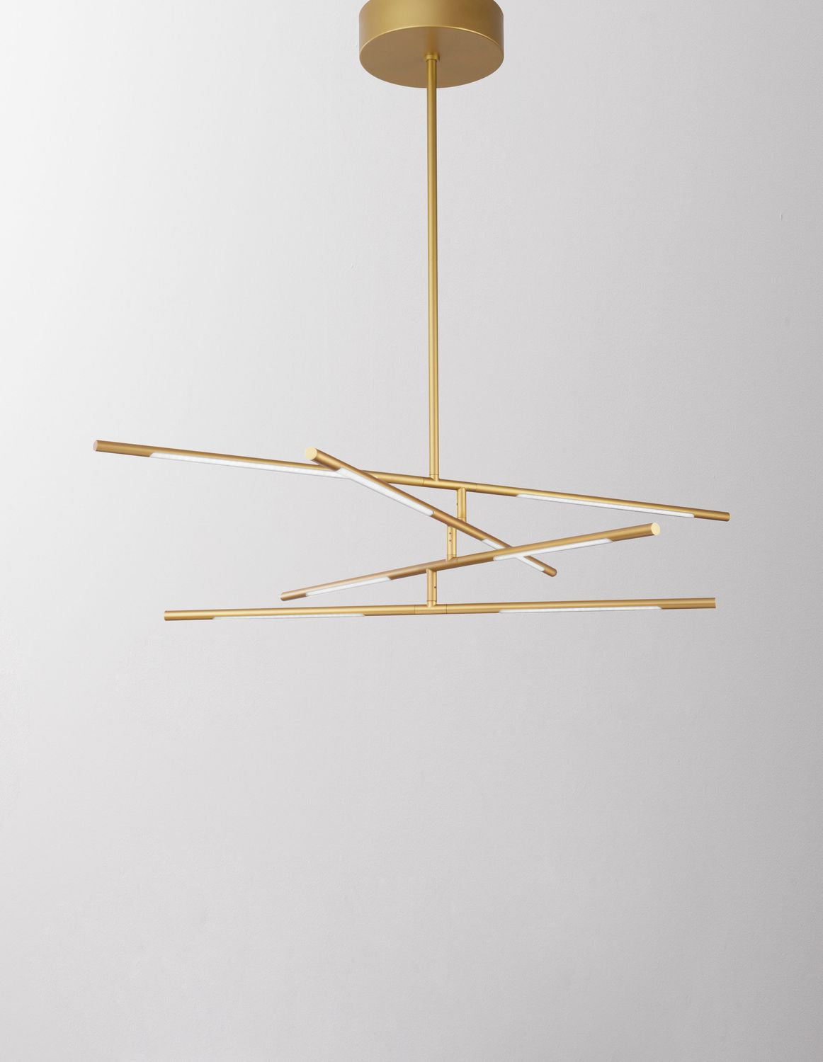 Suspension Raccio laiton, L 84 cm