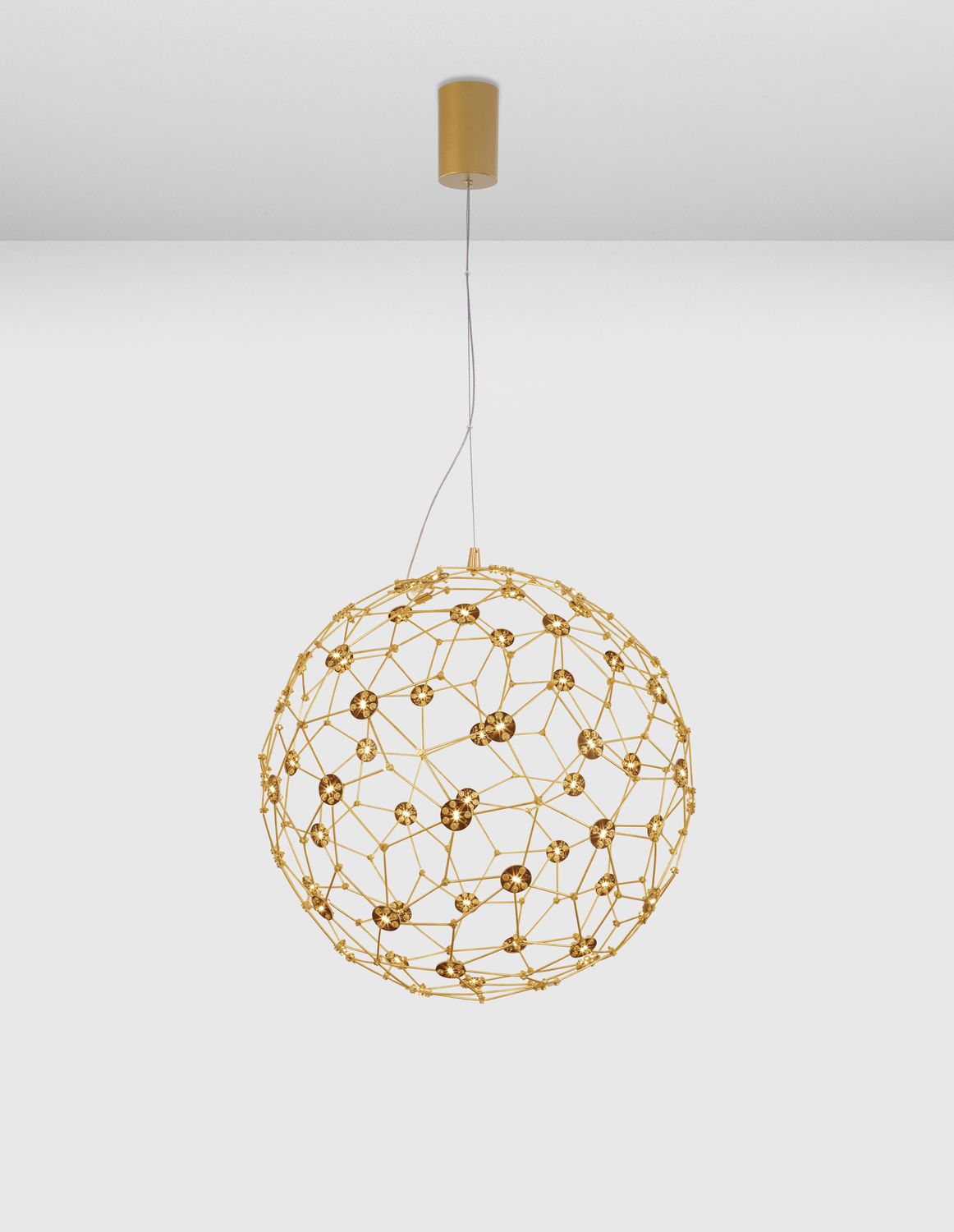Suspension Sole dorée, Ø 410 cm