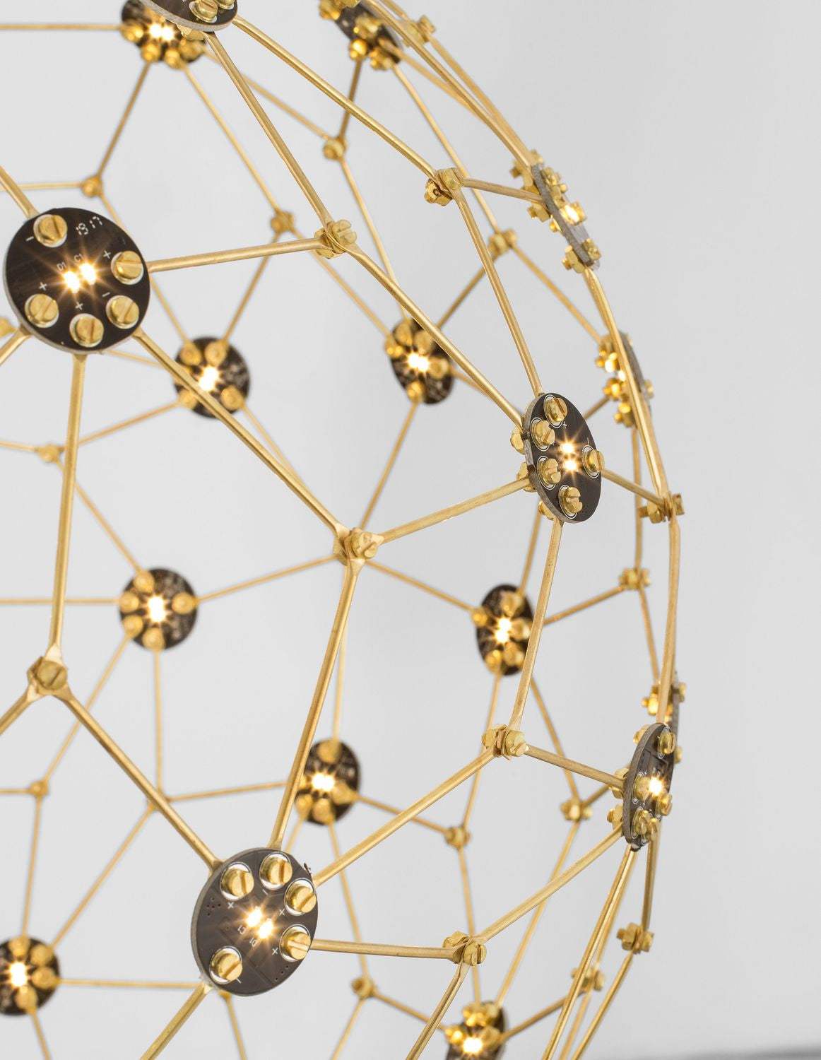 Suspension Sole dorée, Ø 410 cm