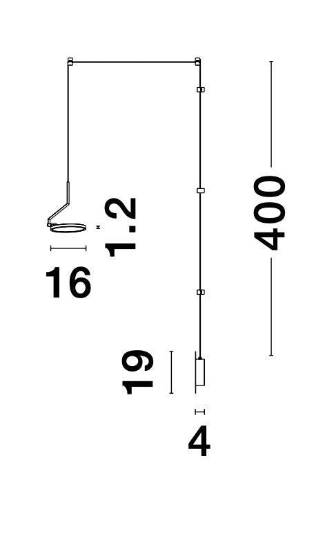 Suspension Luccelo noire (9190110)