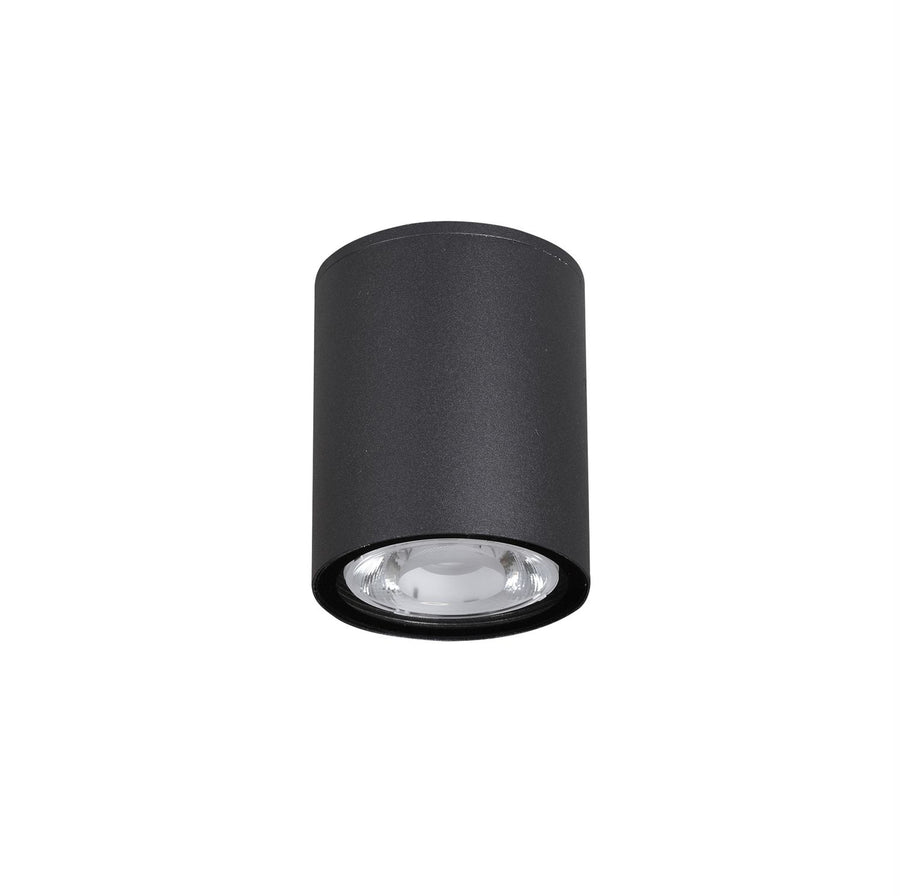 Plafonnier extérieur Ceci noir, verre (9200611)