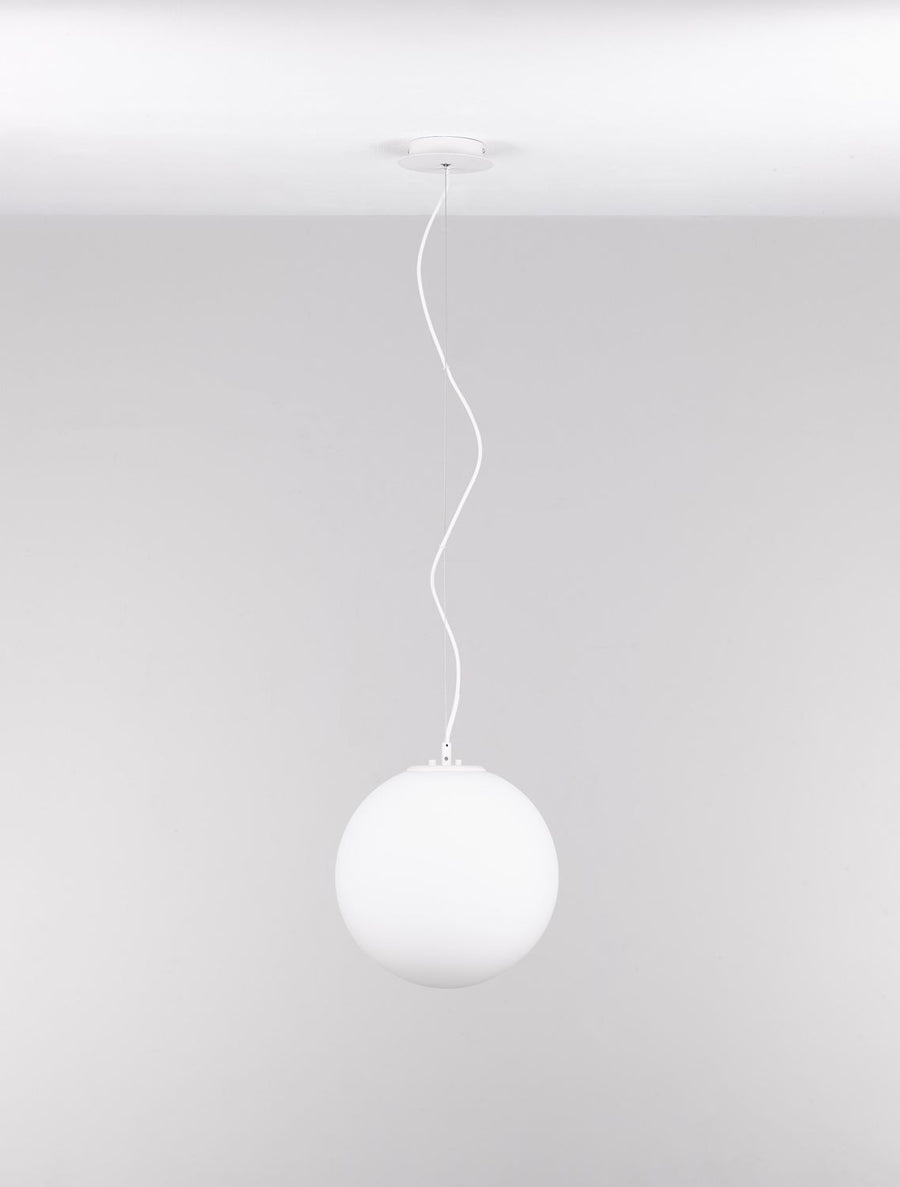 Suspension Nevoso blanche, verre (920421)