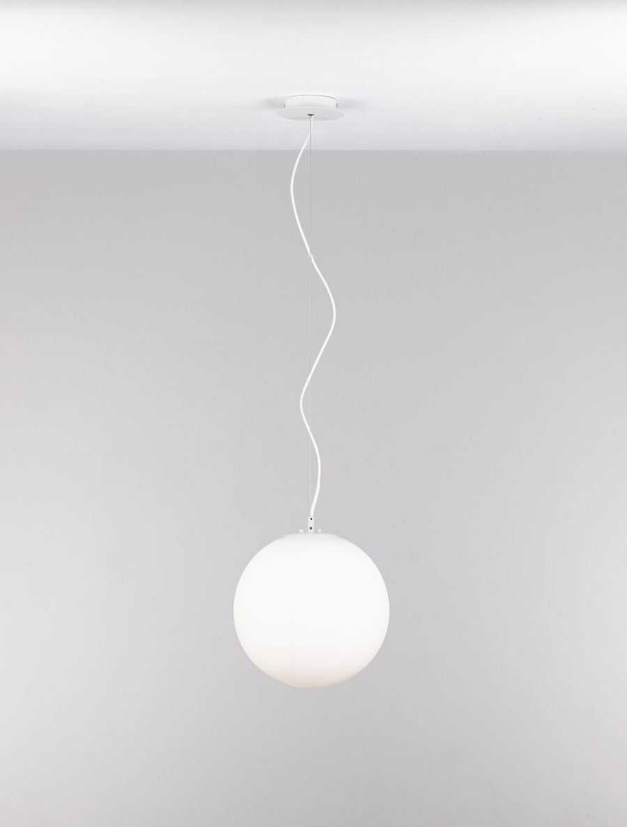 Suspension Nevoso blanche, verre (920421)