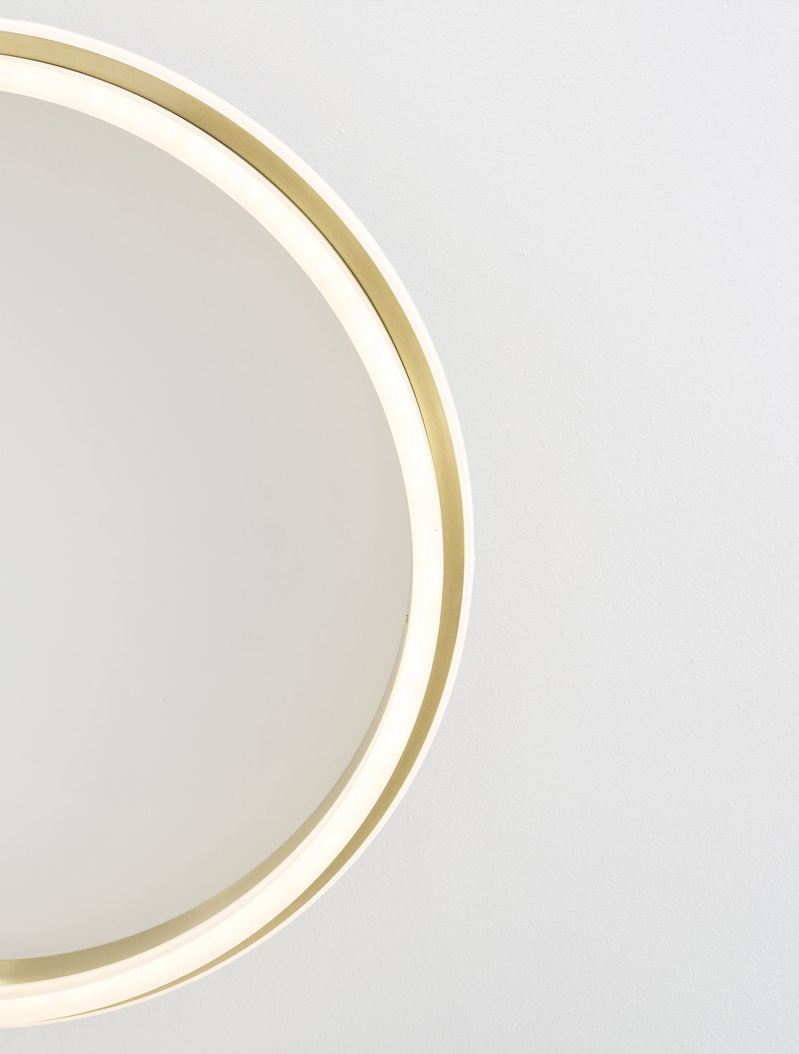 Plafonnier Willow doré, Ø 60 cm