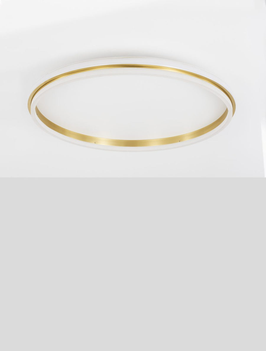 Plafonnier Willow doré, Ø 60 cm