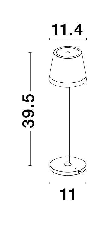 Lampe extérieure Seina blanche