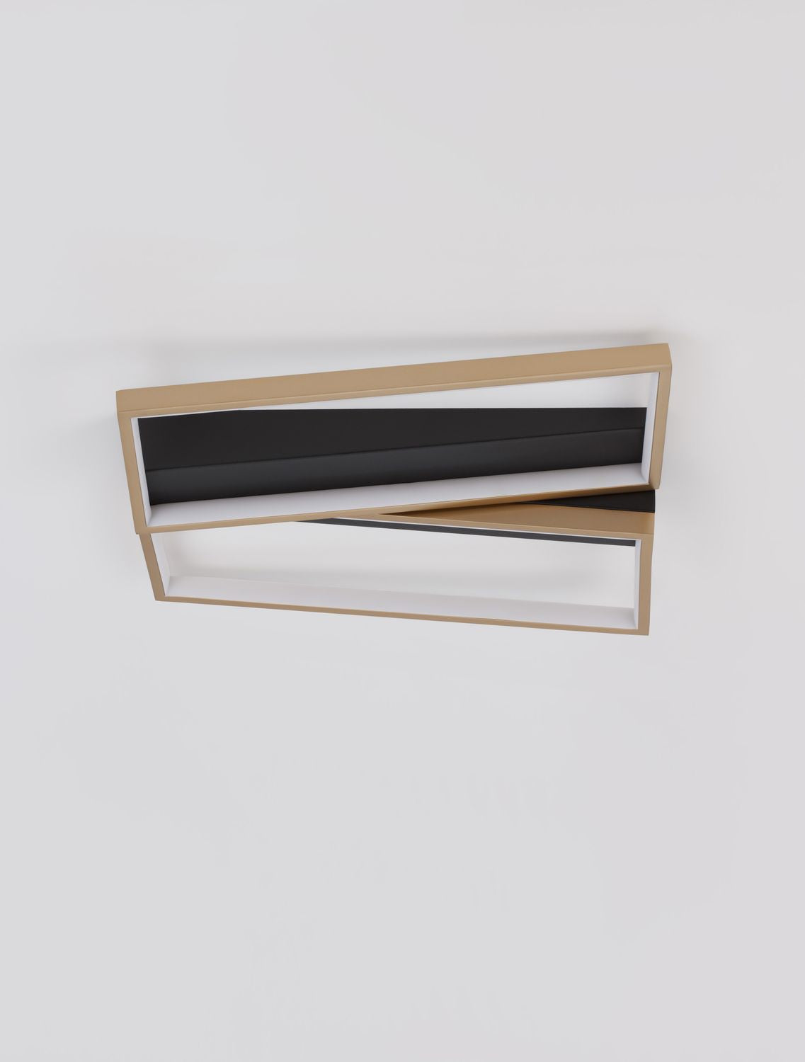 Plafonnier Elize noir, L 43,2 cm