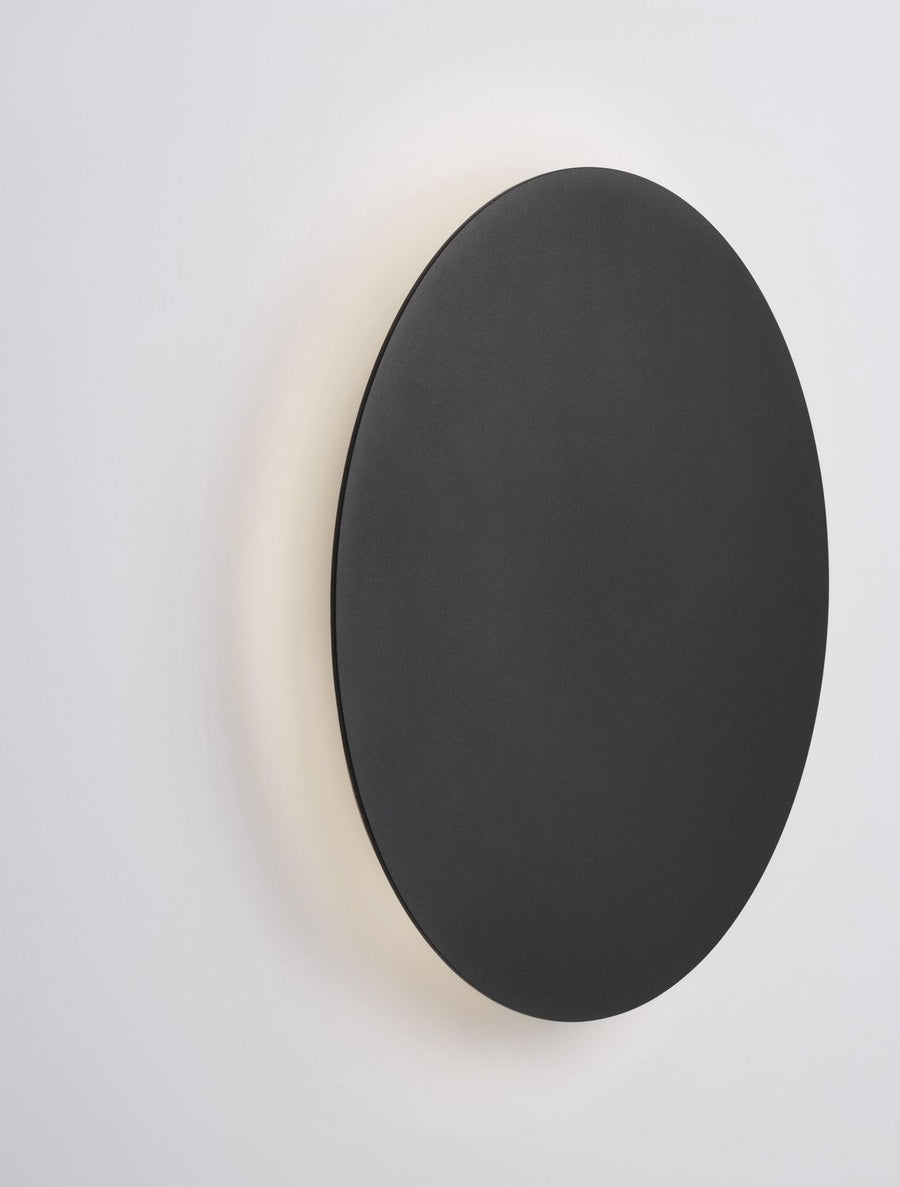 Applique murale Cyrcle noire, H 30 cm