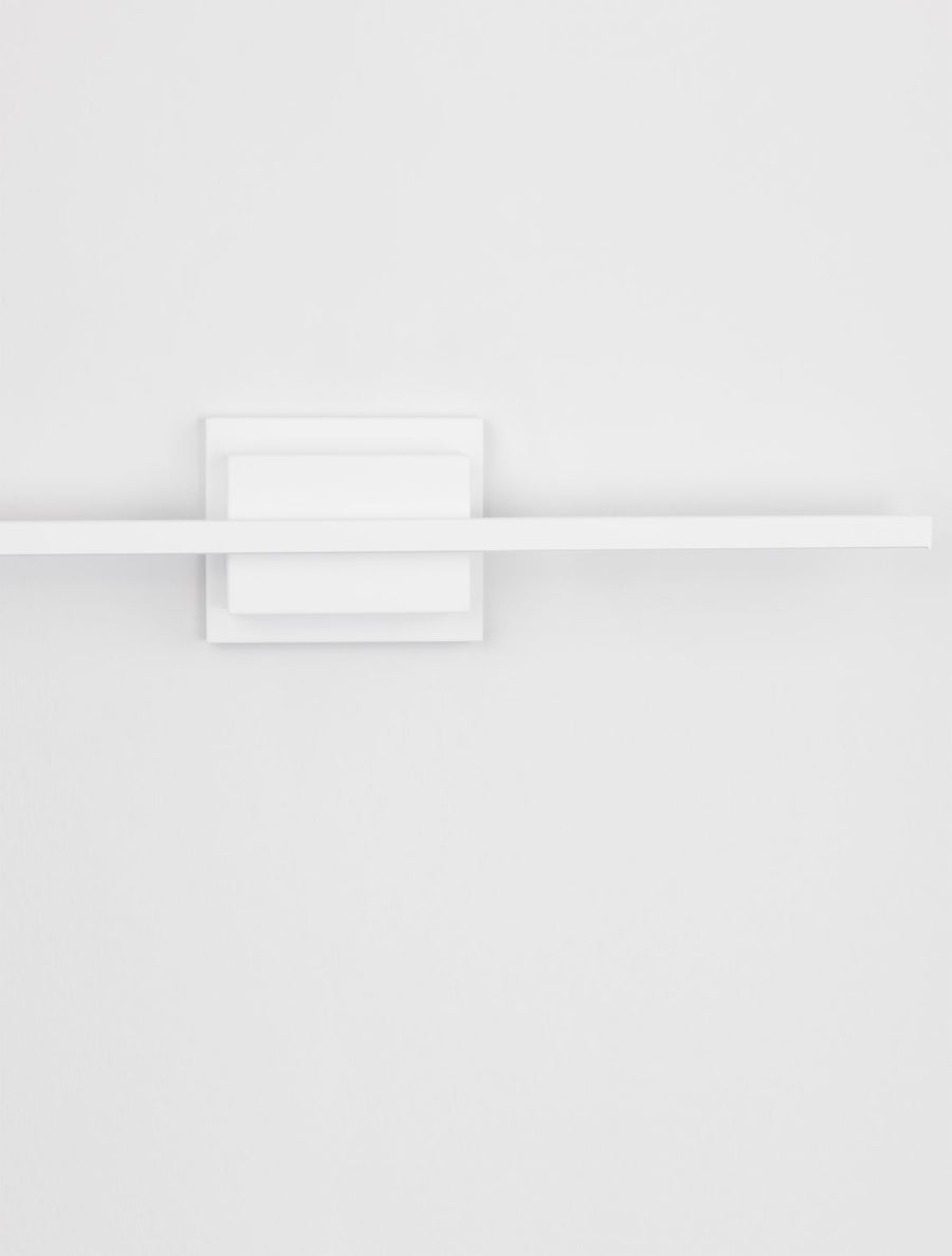 Applique murale Azure blanche, L 60,5 cm