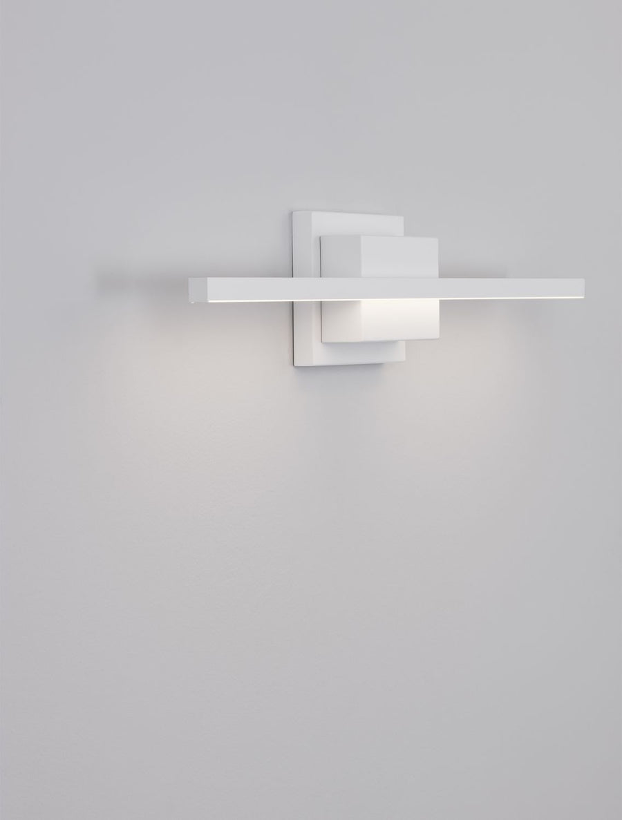 Applique murale Azure blanche, L 60,5 cm