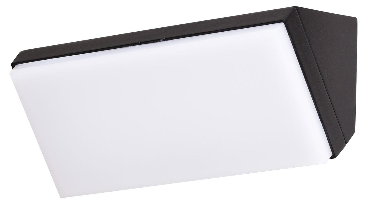 Applique extérieure Keen noire, L 18 cm