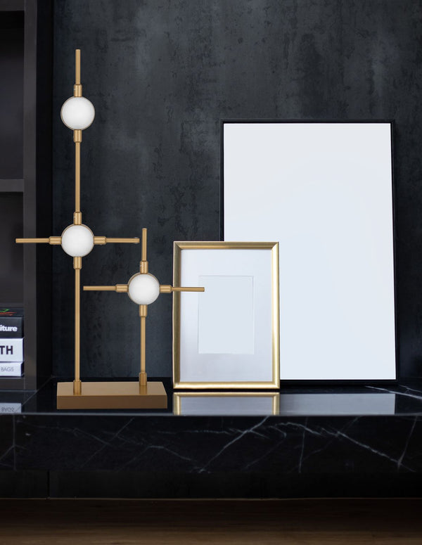 Lampe à poser Atomo dorée (9280673)