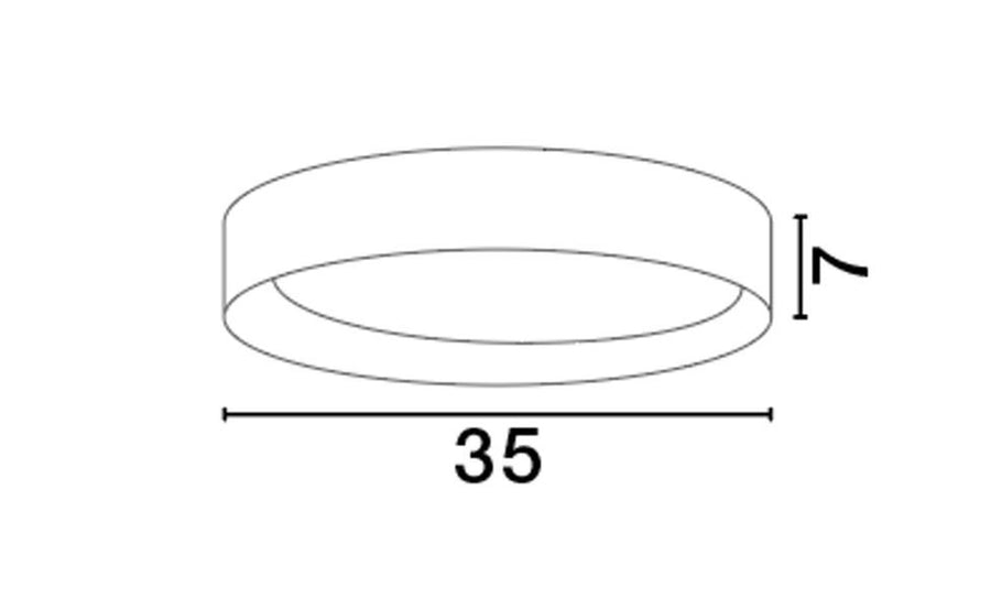 Plafonnier Stake blanc, bois, Ø 35 cm