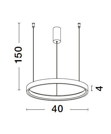 Suspension Perrine blanche (9345613)