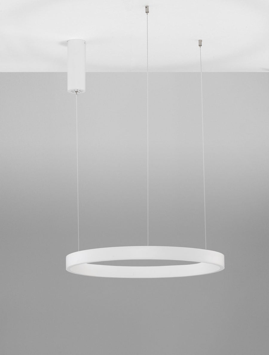 Suspension Elowen blanche, H 150 cm (9345659)