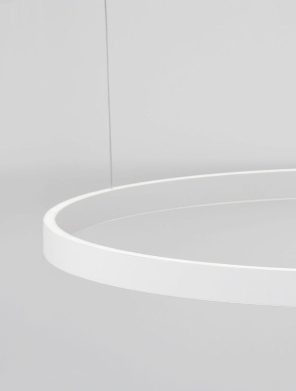 Suspension Elowen blanche, H 200 cm