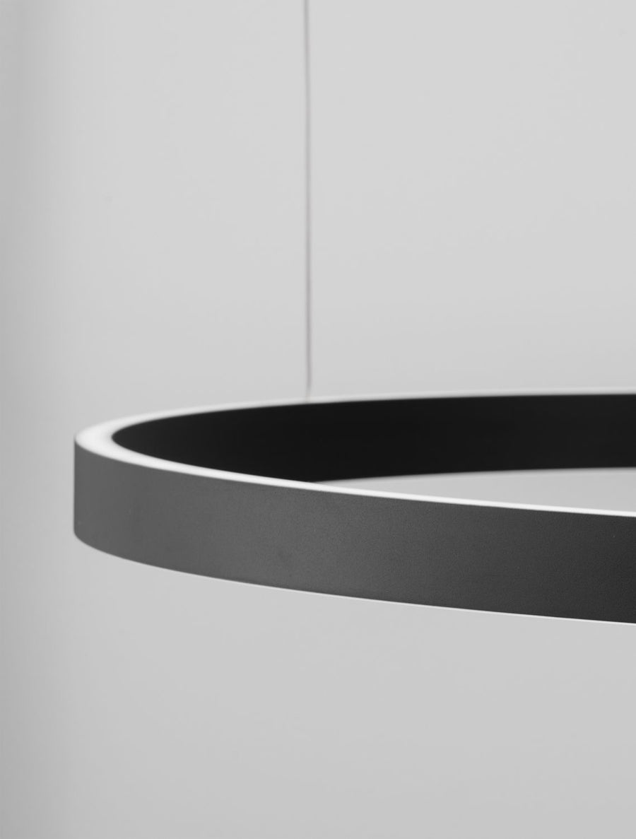 Suspension Elowen noire, H 200 cm
