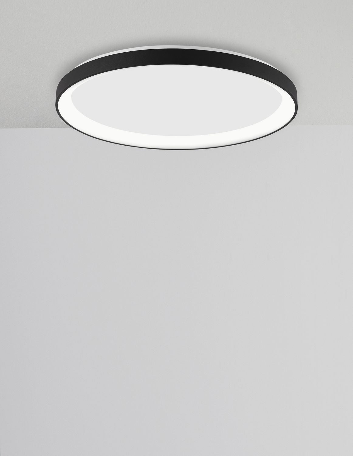 Plafonnier Pertino noir, Ø 38 cm (9345681)