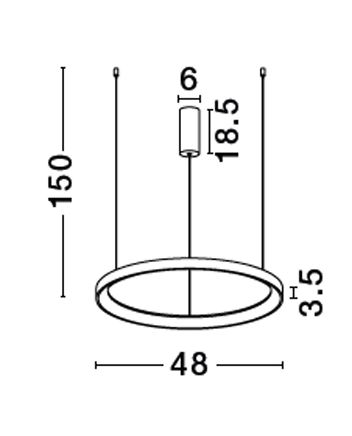 Suspension Pertino noire (9345687)