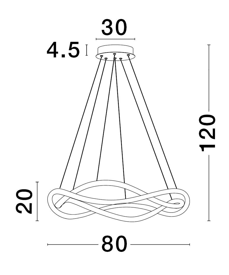 Plafonnier Jinal noir (9348103)