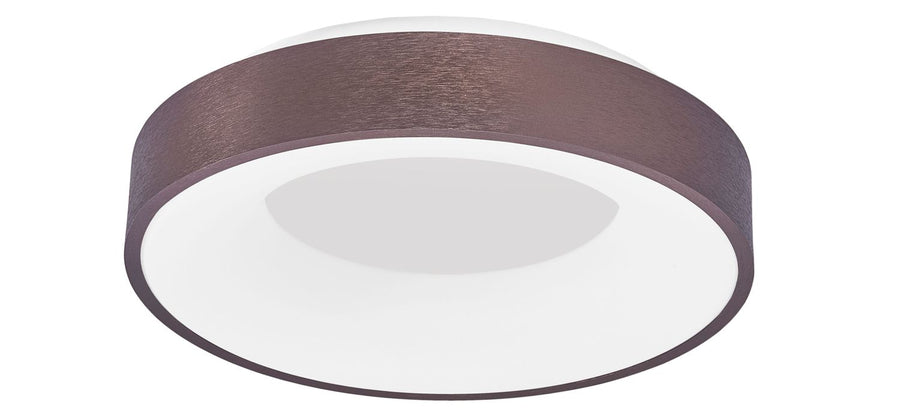 Plafonnier Rando Thin marron, Ø 38 cm