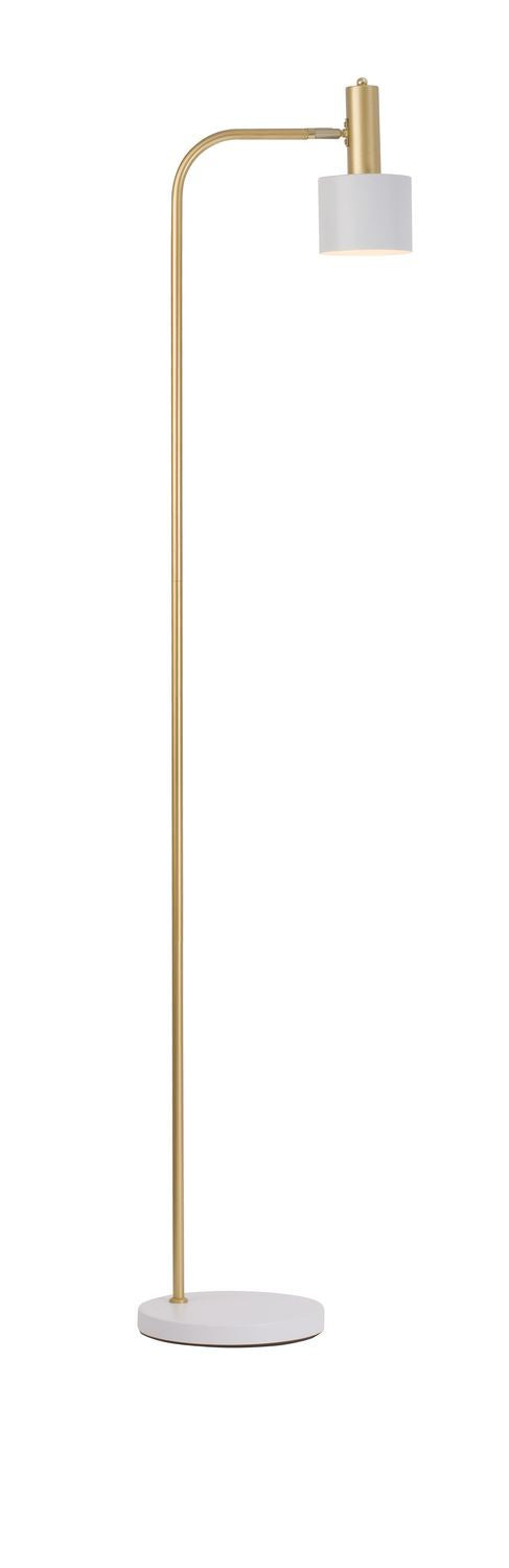 Lampadaire PAZ doré, H 165 cm (9426653)