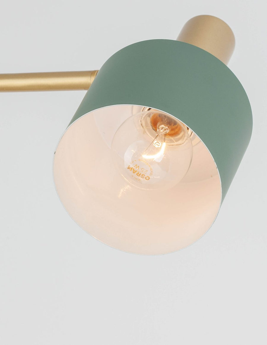 Lampadaire PAZ doré, H 165 cm (9426654)