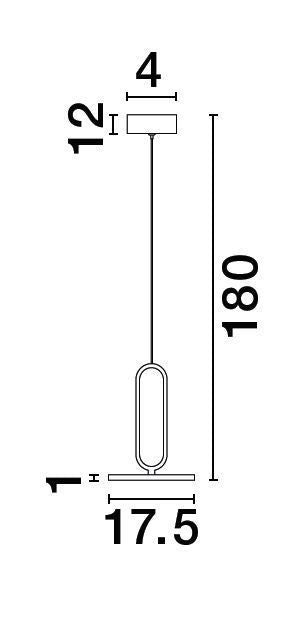 Suspension GEA noire (9501208)