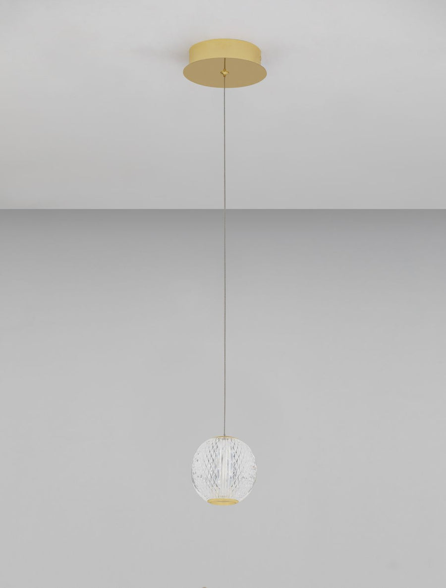 Suspension Brillante dorée (9511010)