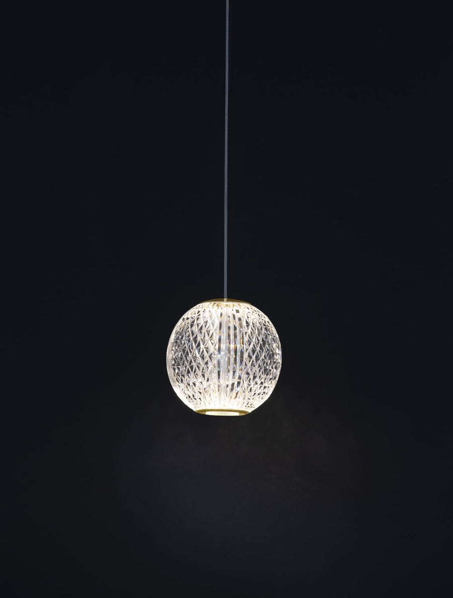 Suspension Brillante dorée (9511010)