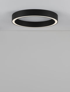 Plafonnier Sting noir, L 60 cm