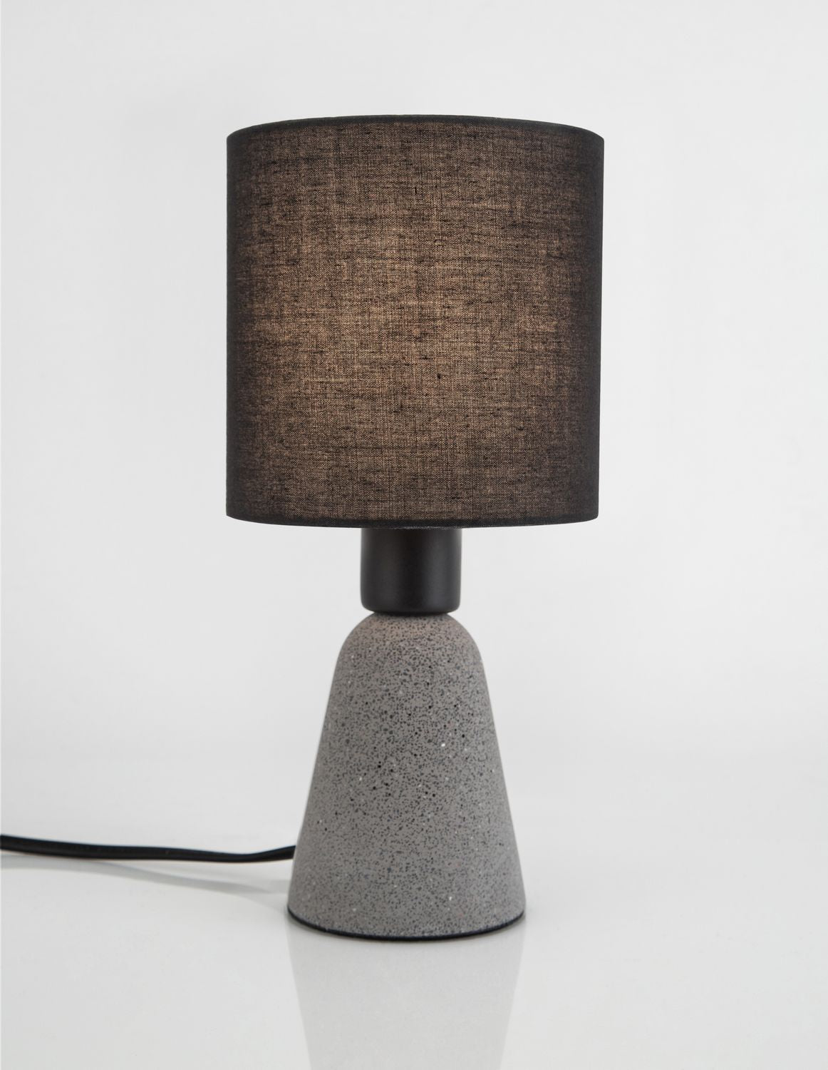 Lampe à poser Zero grise, béton