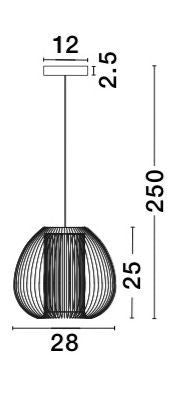 Suspension Desire blanche