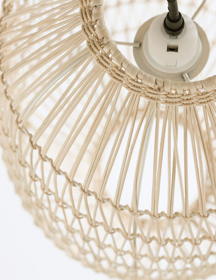 Suspension Melody beige, rotin, H 250 cm (9586766)