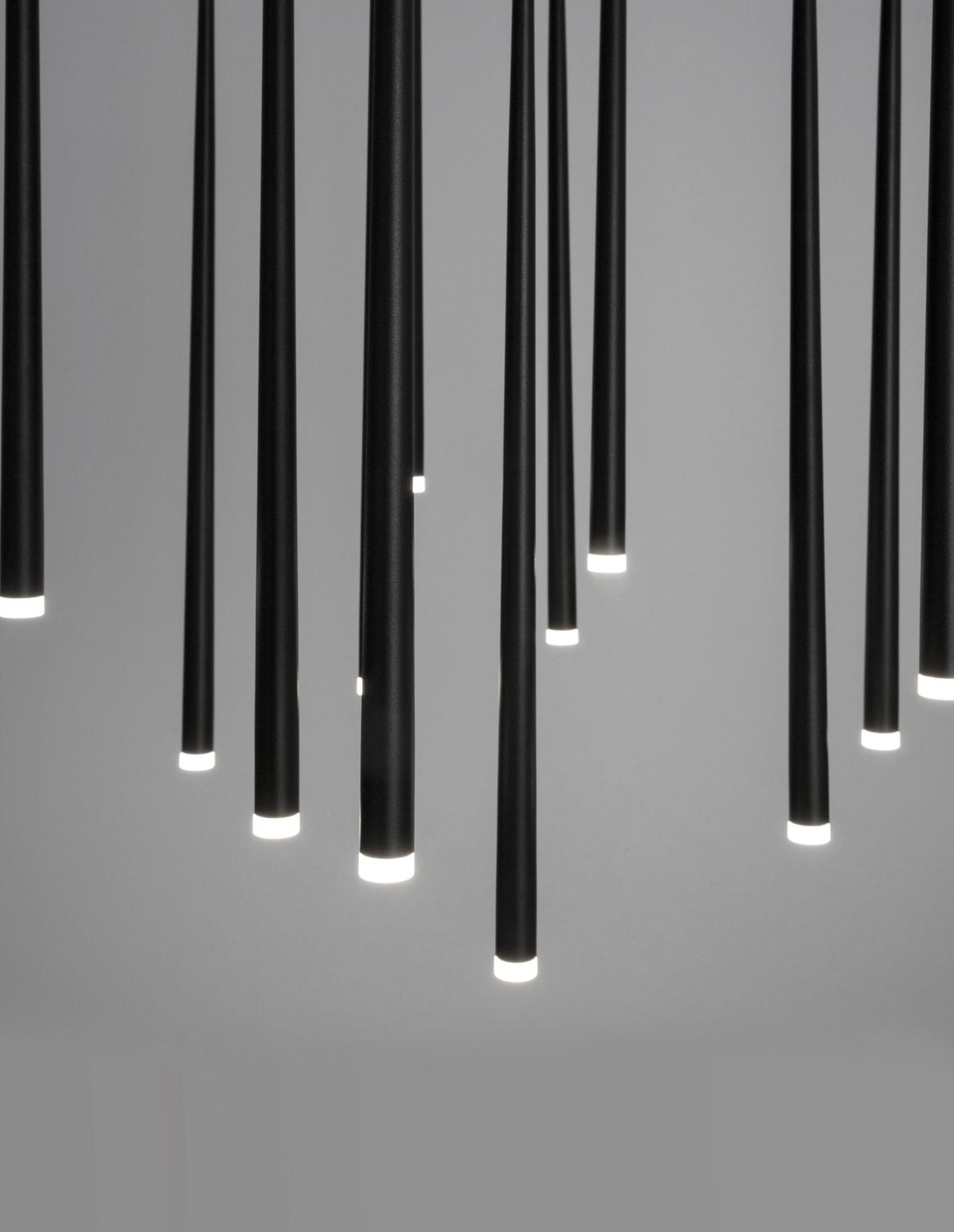 Suspension Giono noire, H 230 cm (9601012)
