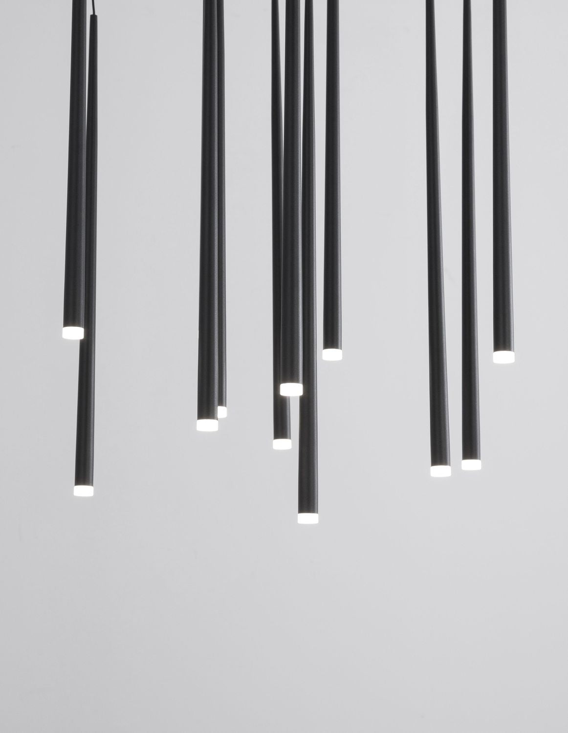 Suspension Giono noire, H 230 cm (9601012)