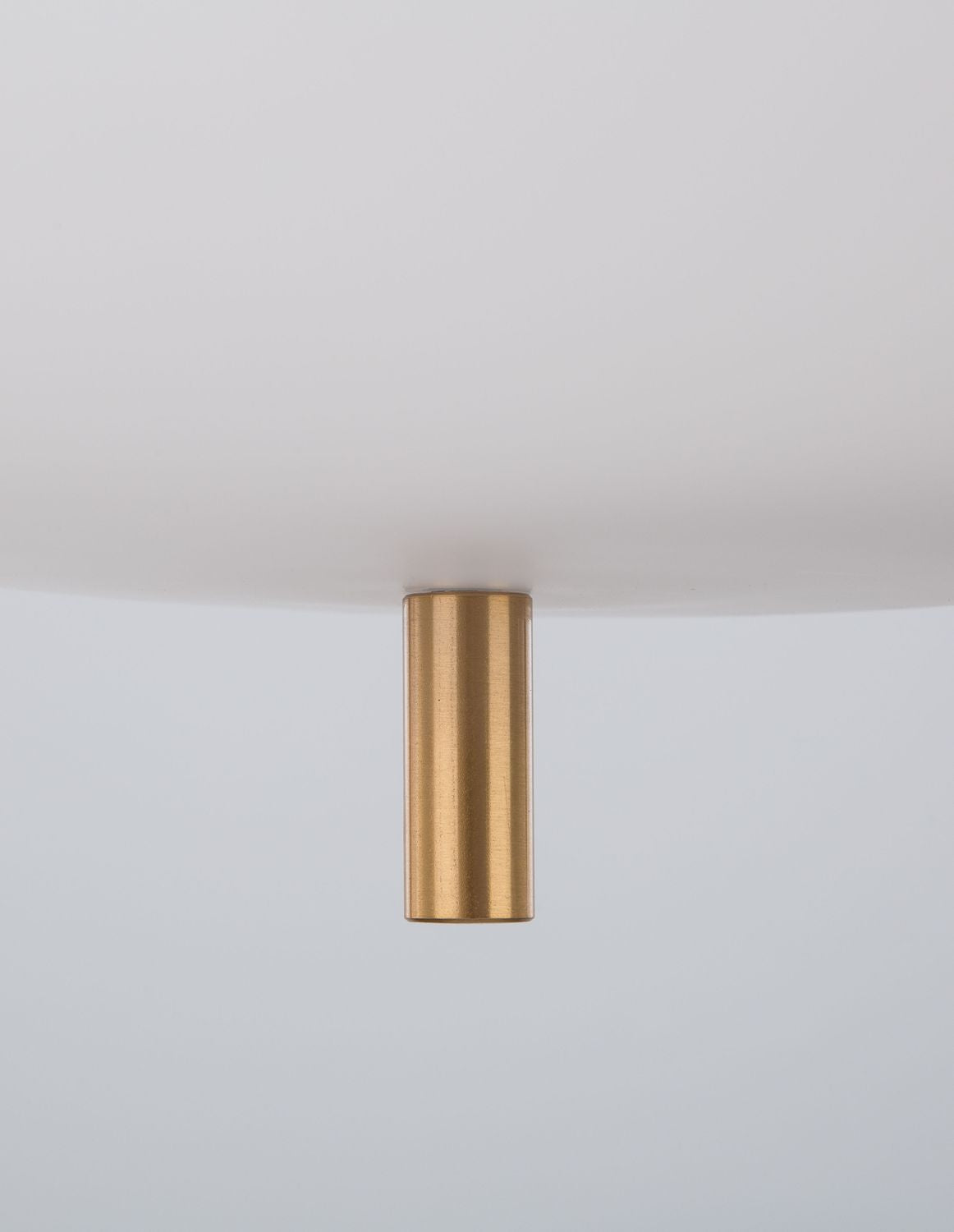 Suspension Lato dorée et blanche, verre (9624064)