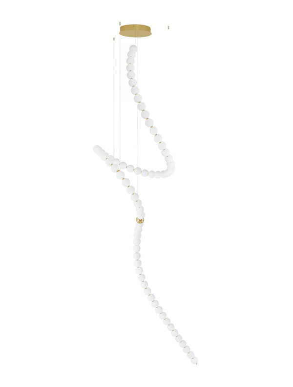 Suspension luminaire | Perla Dorée H 400 cm