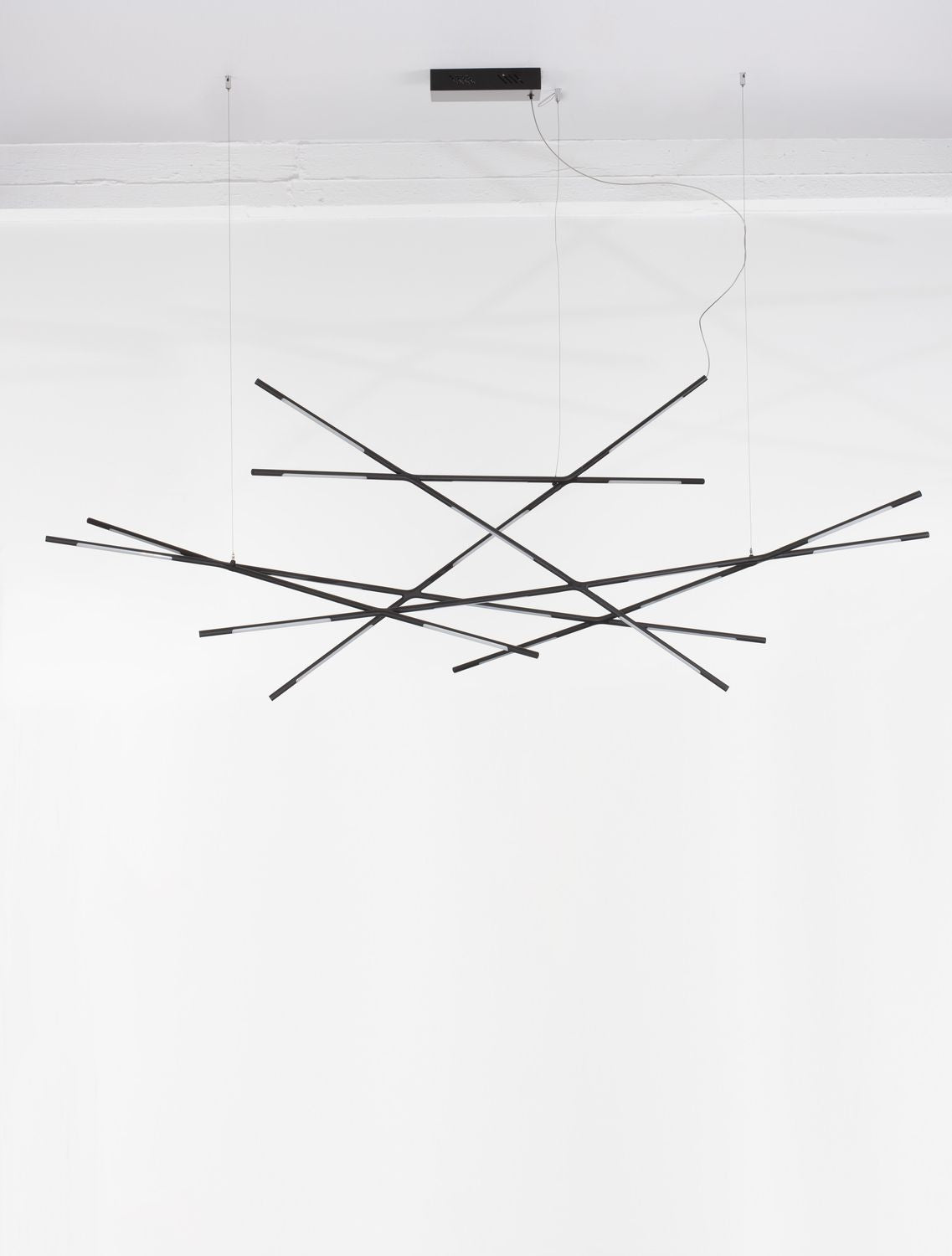 Suspension Raccio noire, H 200 cm (9695216)