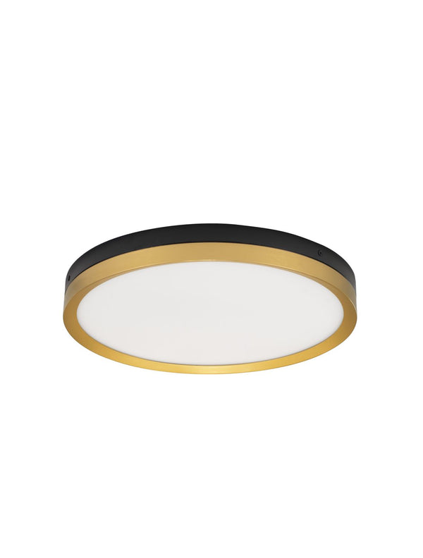 Plafonnier Cantria noir, Ø 40 cm