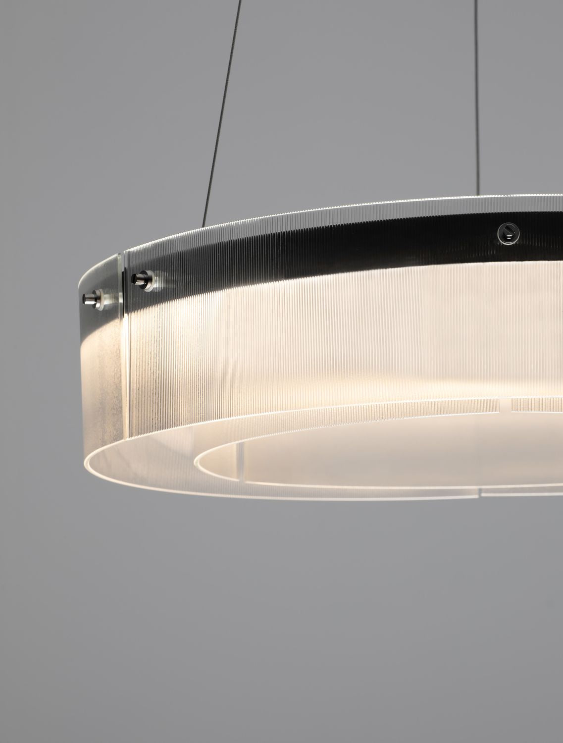 Suspension Pauline noire, verre (9695261)