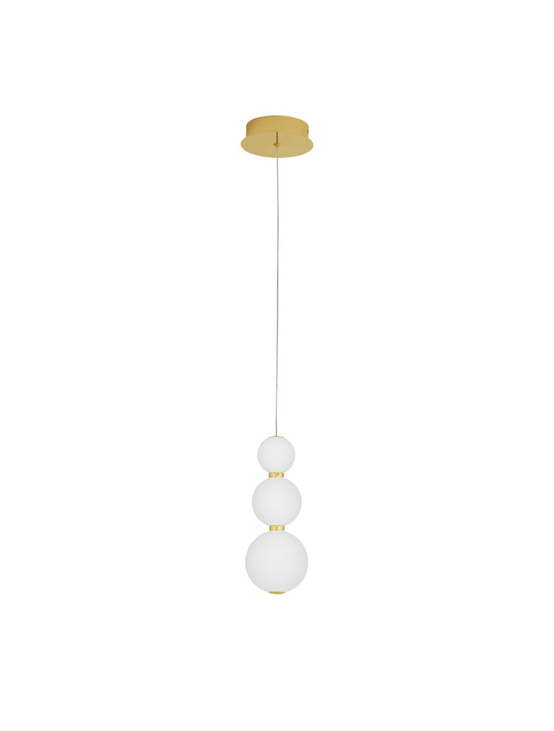 Suspension luminaire | Perla Dorée H 150 cm